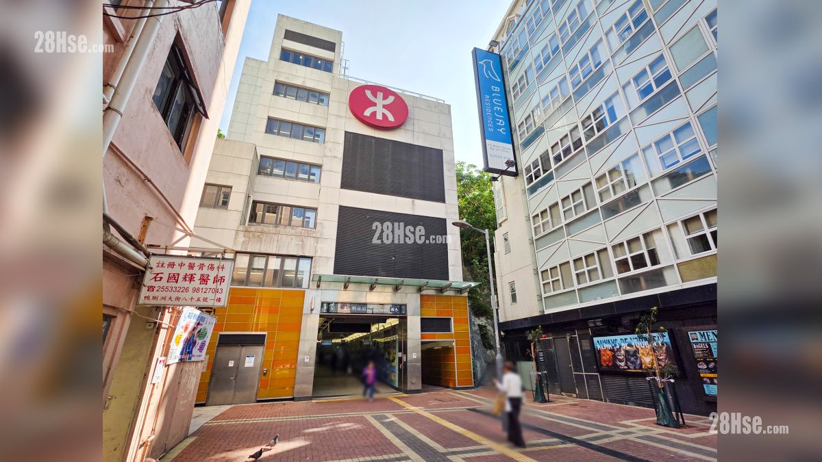 利東港鐵站 A1 出口, 距離項目約 300 米