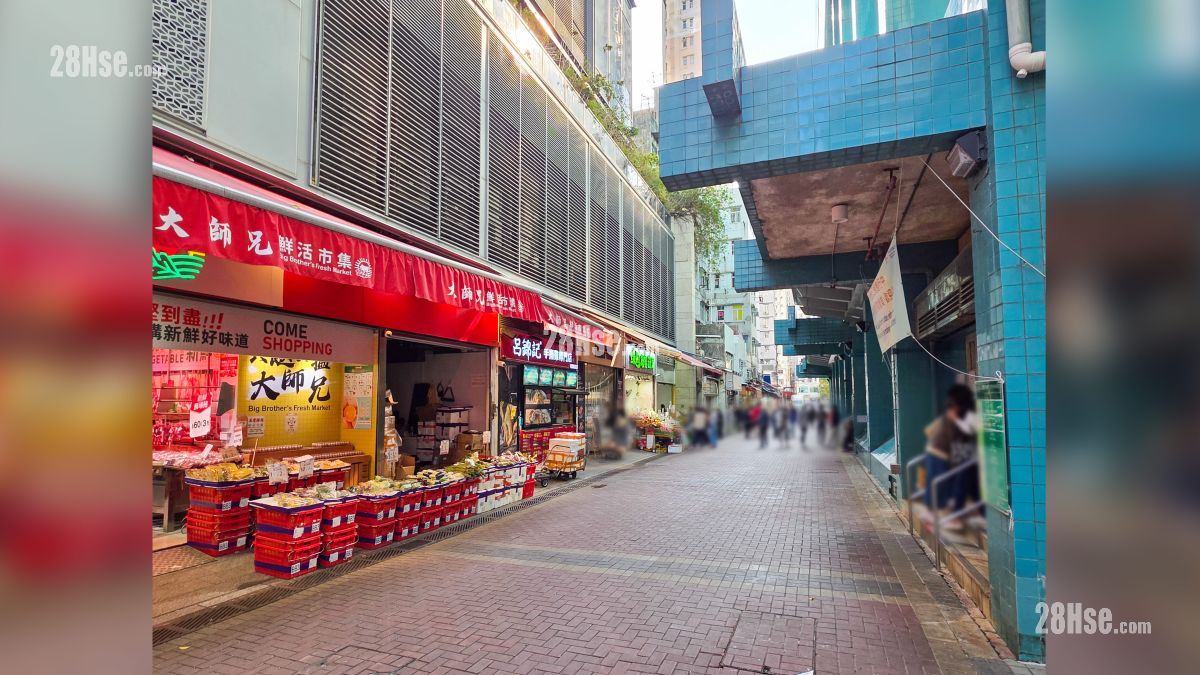 鴨脷洲街市及熟食市場, 距離項目約 200 米