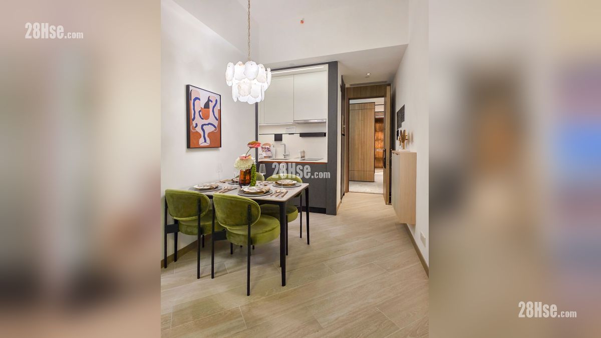 映居 示范单位 项目18 楼 A 单位平面图 (347平方尺) (无改动示范单位)