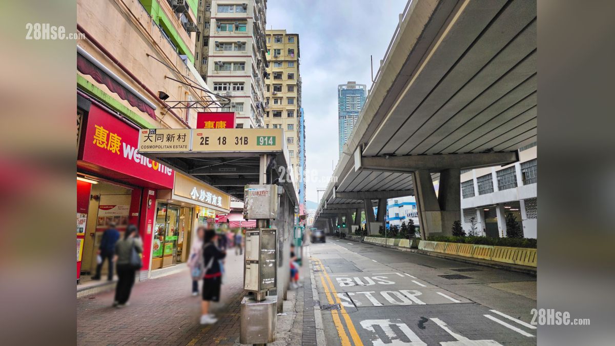 映居 交通配套 大角咀道设有巴士站