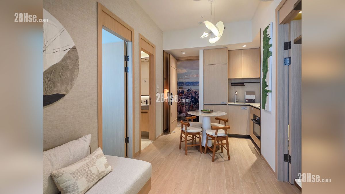 荟淳 示范单位 项目 18 楼 E 单位平面图 (360平方尺) (无改动示范单位)