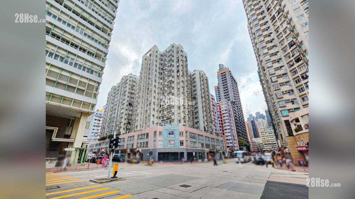 項目外的庇利街與崇安街交界