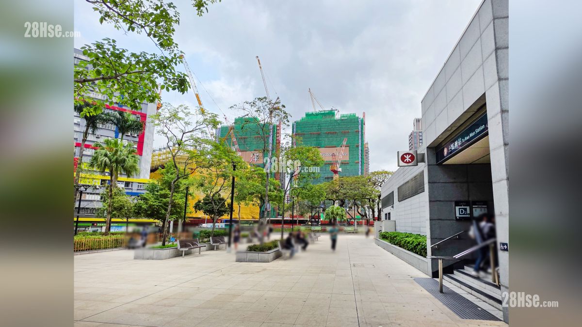 土瓜灣港鐵站 D2 出口, 距離項目約 350 米