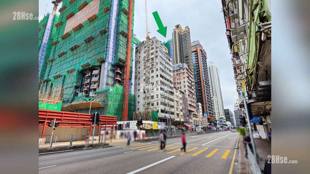 項目 (綠色箭嘴部分) 外的馬頭圍道