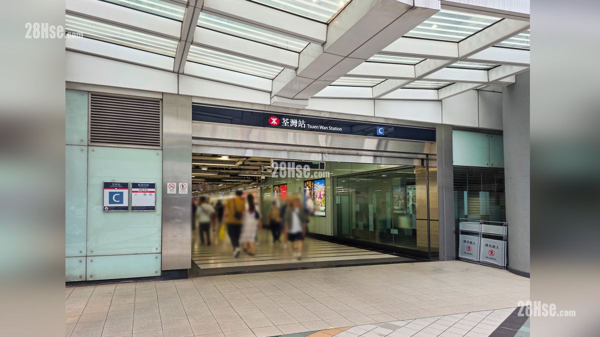 荃湾港铁站, 距离项目约 1 公里
