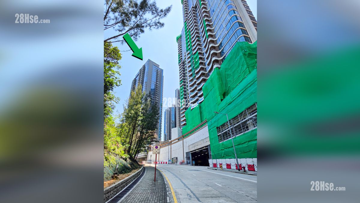 项目 (绿色箭嘴部分) 外的警校道